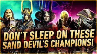 All The Best Champions for Sand Devil Necropolis Every Stage I Raid Shadow Legends