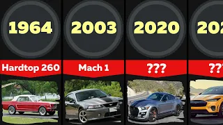 Comparison: Ford Mustang Evolution 1964 - 2022