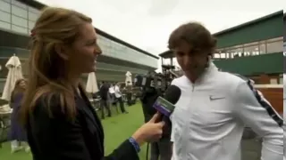 Rafael Nadal Answers Quiz Questions Wimbledon 2012