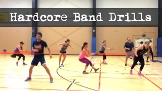 Hardcore Resistance Bands Circuit Idea : Advanced Partner Exercises with Resistance Bands