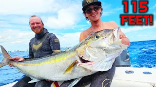 We Ate THOUSANDS Of Fish BABIES! {Offshore DEEP Spearfishing}