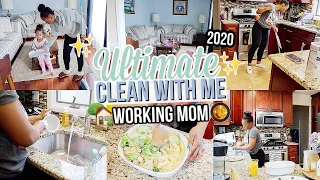 AFTER WORK CLEANING ROUTINE! REAL LIFE HOUSE CLEANING MOTIVATION | WORKING MOM SPEED CLEAN WITH ME