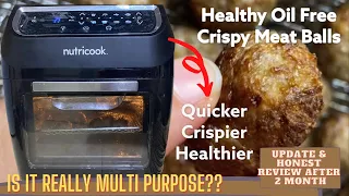 Nutricook Air fryer Oven 12L by Nutribullet Review and Testing- Update after 2 month #airfryeroven