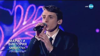 Viktoria Angelova and Mario Nikolov (duet) - Vivo per lei X factor Bulgaria 22.10.2017