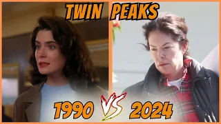 TWIN PEAKS ( 1990 vs 2024 ) Cast Then and Now | 34 Years After