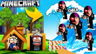 BAZA VS CHICA TSUNAMI CHALLENGE (Minecraft Roleplay) | Vito i Bella