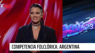 Revisa la segunda presentación de Argentina en la Competencia Folclórica | #Viña2023