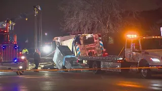 Fort Worth, TX: 6:30 a.m. update on firetruck crash that injured four firefighters