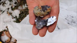 Cracking a Galena Crystal for a Crystal Radio
