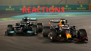 MAX VERSTAPPEN  WINNING THE 2021 WORLD CHAMPIONSHIP ABU DHABI REACTIONS COMPILATION  (Part 2)