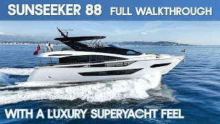 Sunseeker 88 Yacht I Full Tour