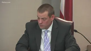 Ahmaud Arbery death trial | Defense attorney asks officer about conversation with first responding o