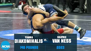 Yanni Diakomihalis vs Shayne Van Ness - 149 lb Semifinals - 2023 NCAA Championship