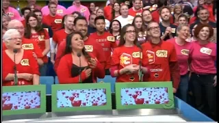 The Price is Right:  February 14, 2013  (Valentine's  Day special!)