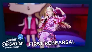 Efi Gjika - Barbie - First Rehearsal - Albania 🇦🇱 - Junior Eurovision 2018
