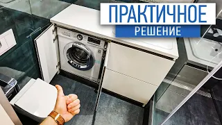 Стиральная машина под раковиной в санузле | Советы по ремонту | Ремонт квартир в москве