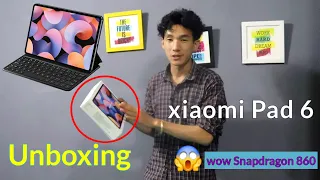 Best Tablet Under 30k | xiaomi Pad 6 Unboxing | Camera & Gaming Test👌