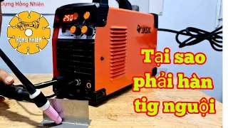 🔴Máy hàn Tig nguội Jasic 250s,nhìn đường hàn đã quá  |Máy Xây Dựng Hồng Nhiên