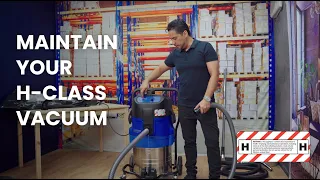 Maintaining Your H-Class HAZARDOUS Vacuum | Nilfisk ATTIX 751-0H