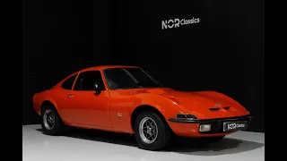 Opel GT/J 1900 Orange 1972 | Presentation | Test drive | Engine Sound