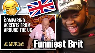 AMERICAN Reacts to Al Murray - Comparing accents from around the UK