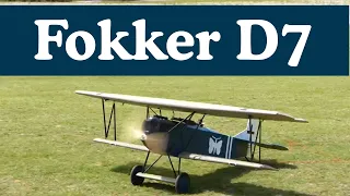 Balsa USA 1/4 Fokker D7 DLE-30 at JCAC Spring Fly-In 2022