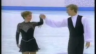 Torvill & Dean (GBR) - 1994 Lillehammer, Ice Dancing, Compulsory Dance No. 1 (US, CBS)