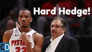 How The Pistons Hard Hedge To Defend The Pick & Pop