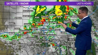 UPDATE: Rain and flooding happening in North Texas on Thursday