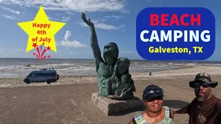 Beach Camping | Galveston TX | Ferry Ride |