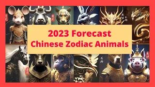 ⭐2023 Forecast ⭐ 12 Chinese Zodiac Animal Signs | Year of the Water Rabbit | Chinese Horoscope