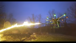 Flame-throwing drone set to go on sale I ABC7
