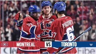 Montreal Canadiens vs Toronto Maple Leafs - Season Game 9 - All Goals (24/10/15)