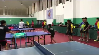 Cambodia table tennis training