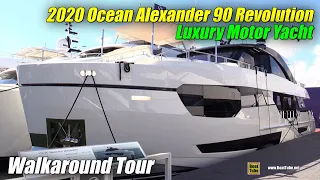 2020 Ocean Alexander 90 Revolution Luxury Yacht - Walkaround Tour