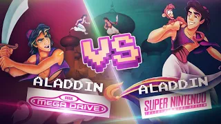 Aladdin SNES VS Aladdin MD