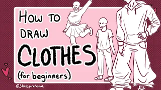 How To Draw Basic Clothes (including Folds/Skirt/Hoodie)