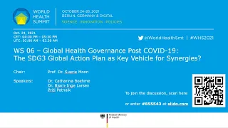 WS 06 - Global Health Governance Post-COVID-19