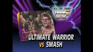 Ultimate Warrior vs Smash of Demolition   SuperStars May 18th, 1991