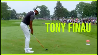 Tony Finau On Course Swings & Slow Motion 2021