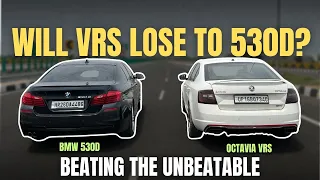 BMW 530D VS OCTAVIA VRS : DRAG RACE