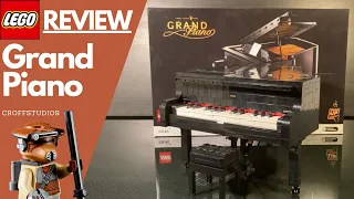 LEGO Grand Piano Review! Set 21323!
