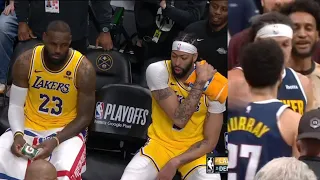 LEBRON JAMES & AD SHOCKED AFTER ELIMINATED BY NUGGETS! JAMAL GAME WINNER! LBJ WALKS OFF EARLY