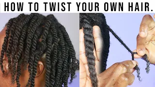 HOW TO TWIST YOUR OWN HAIR YOURSELF AT HOME