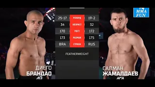 ACA 127.Салман Жамалдаев vs Диего Брандао