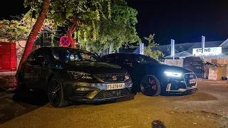 Seat cupra et Audi RS3