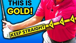 Keep Your ARMS STRAIGHT to Hit Perfect Golf Shots Every Time (Yes, It's THAT Good!)