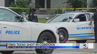 Two teens shot on Cordova street