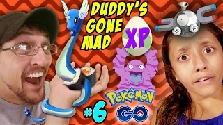 POKEMON GO SUSHI ~I SPIT on a GYM?! Lucky Egg XP & Evolution Part 6 Gameplay w/ Duddy & Lex (FGTEEV)