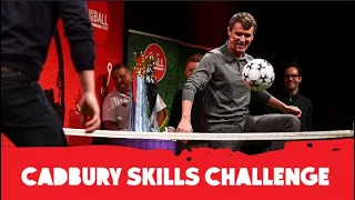 Roy Keane & Gary Neville play Hurling, Cricket and Football Tennis | Cadbury Skills Challenge on OTB